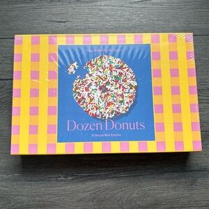 Piecework Puzzles Dozen Donuts 12 Round Mini Puzzles - Sealed NEW